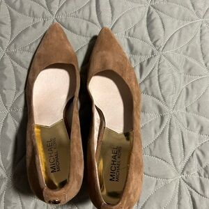 Michael Kors Brown Suede Heels
